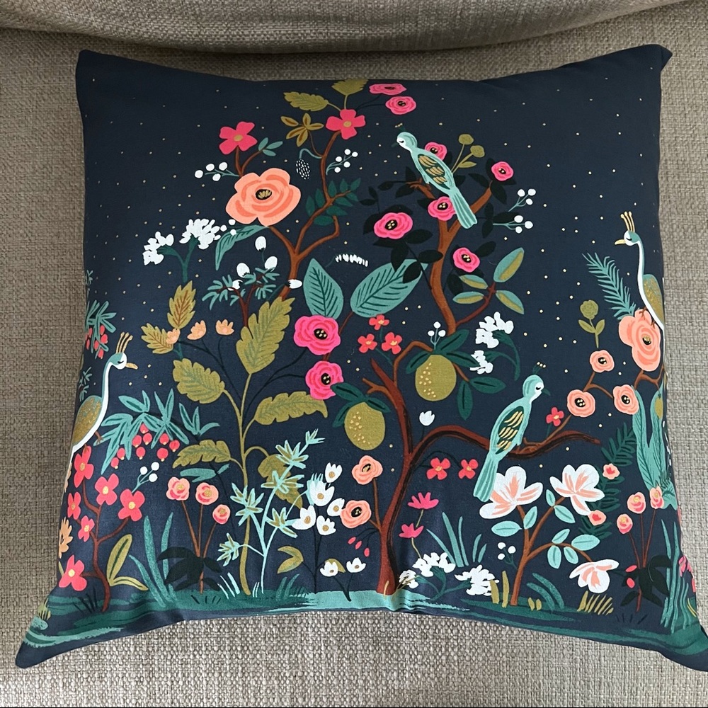 Pillow Cover Rifle Paper Co Fabric - Picture 2 of 5